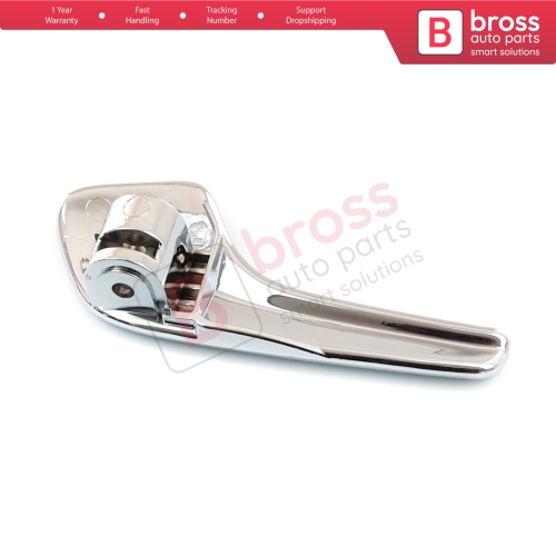 Aluminum Plated Plastic Stainless Interior Door Handle 13297814 Front or Rear Right for Opel Corsa D