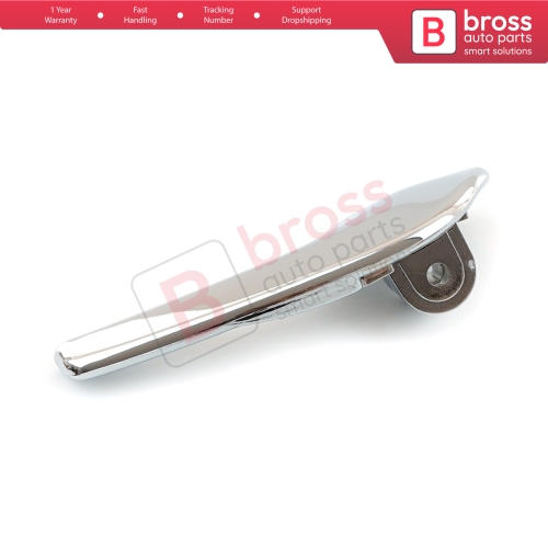 Aluminum Plated Plastic Stainless Interior Door Handle 13297814 Front or Rear Right for Opel Corsa D