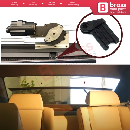 Rear Window Sun Shade Blind Slider Bracket for BMW E38 E39 E46 E60 E65 E66 E67 Vectra C