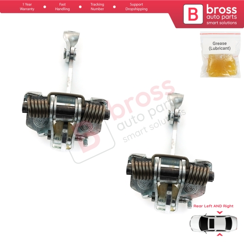 2 Pieces Rear Door Limiter Stop Check Strap Hinge for Citroen C3 MK1 MK2 2002-2016 9181.L9 