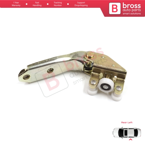 Left Side Rear Sliding Door Middle Roller Guide Hinge for VW Transporter T4 Caravelle Multivan 1990-2003 701843335A 