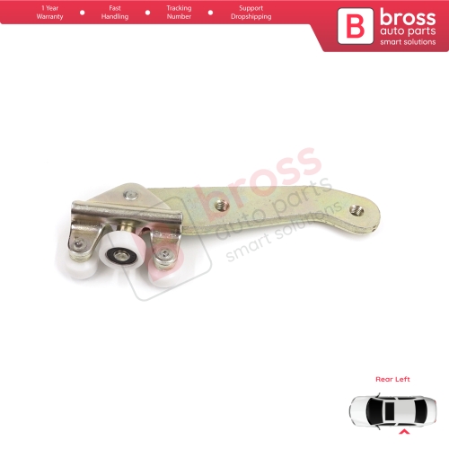 Left Side Rear Sliding Door Lower Roller Guide Hinge for VW Transporter T4 Caravelle Multivan 1990-2003 701843405B