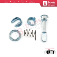 Front Door Lock Barrel Repair Kit 3B0837167 51.5 mm for VW Passat B5