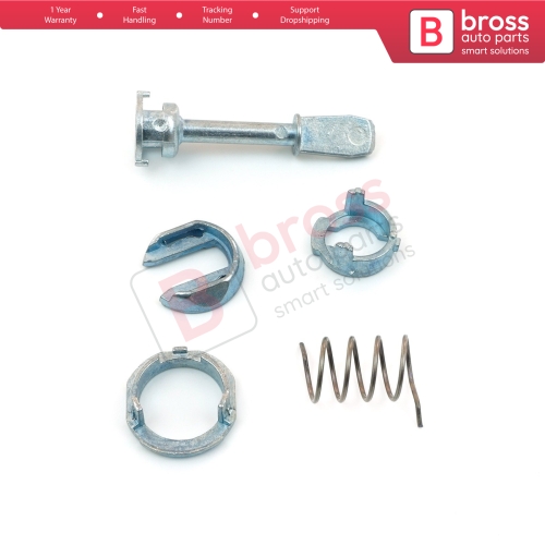 Front Door Lock Barrel Repair Kit 3B0837167 51.5 mm for VW Passat B5