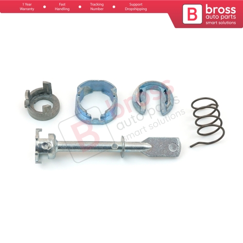 Front Door Lock Barrel Repair Kit 6K4837223A for VW Caddy 2 Seat Cordoba Ibiza Inca 6K 68 mm