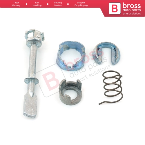 Front Door Lock Barrel Repair Kit 6K4837223A for VW Caddy 2 Seat Cordoba Ibiza Inca 6K 68 mm