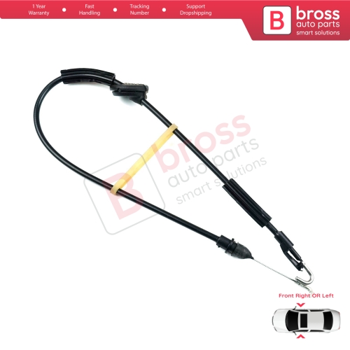 Inner Door Lock Latch Bowden Cable Front Doors for VW Passat B5 B5.5 1996-2005 Skoda Superb B5 3U 2001-2008 3U0837085