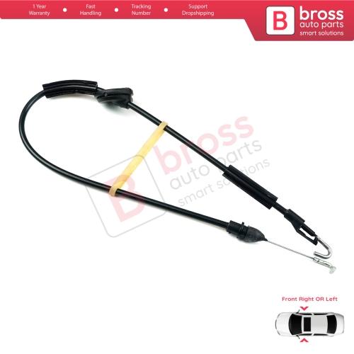 Inner Door Lock Latch Bowden Cable Front Doors for VW Passat B5 B5.5 1996-2005 Skoda Superb B5 3U 2001-2008 3U0837085
