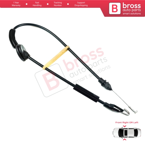 Inner Door Lock Latch Bowden Cable Front Doors for VW Passat B5 B5.5 1996-2005 Skoda Superb B5 3U 2001-2008 3U0837085