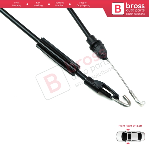 Inner Door Lock Latch Bowden Cable Front Doors for VW Passat B5 B5.5 1996-2005 Skoda Superb B5 3U 2001-2008 3U0837085