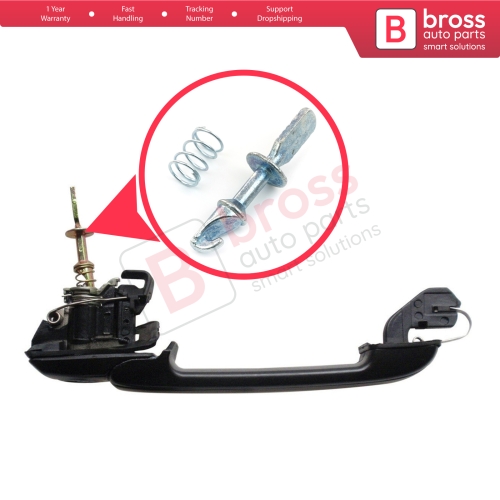 Front Door Lock Barrel Repair Kit 56.5 mm 1H0837223B for VW Golf MK3 1H 1E