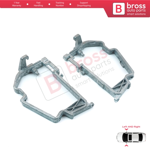 Side Wing Mirror Folding Support Repair Metal Frame Bracket Left Right for Mercedes W210 S210 W202 S202 W140