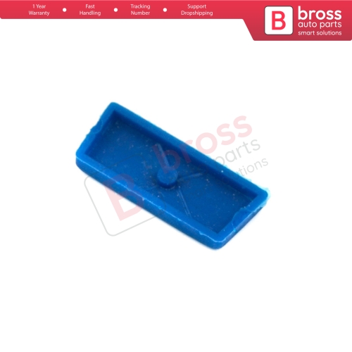 1 Button Remote Key Housing Case Cover Blue Color Button for Fiat Punto Doblo Bravo