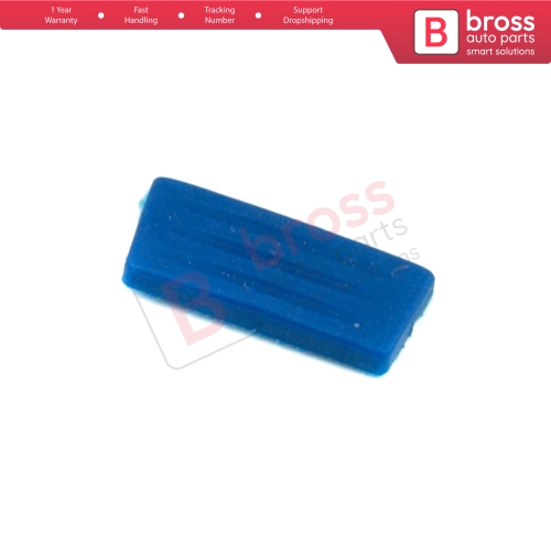 1 Button Remote Key Housing Case Cover Blue Color Button for Fiat Punto Doblo Bravo