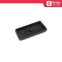1 Button Remote Key Housing Case Cover Black Color Button for Fiat Punto Doblo Bravo