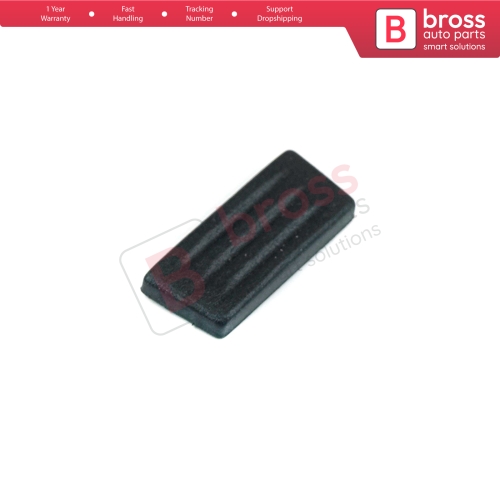 1 Button Remote Key Housing Case Cover Black Color Button for Fiat Punto Doblo Bravo