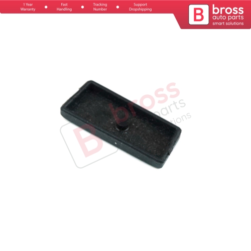 1 Button Remote Key Housing Case Cover Black Color Button for Fiat Punto Doblo Bravo