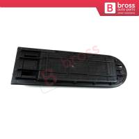 Center Console Armrest Cover Lid Base Cover Black for VW Skoda Seat