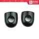 Left and Right Door Handle Key Lock Cover Cap With Hole Black for Renault Megane Scenic Laguna 2 3 Primera P12 Espace 4 Clio 3 4 Fluence Captur 1 8200361250