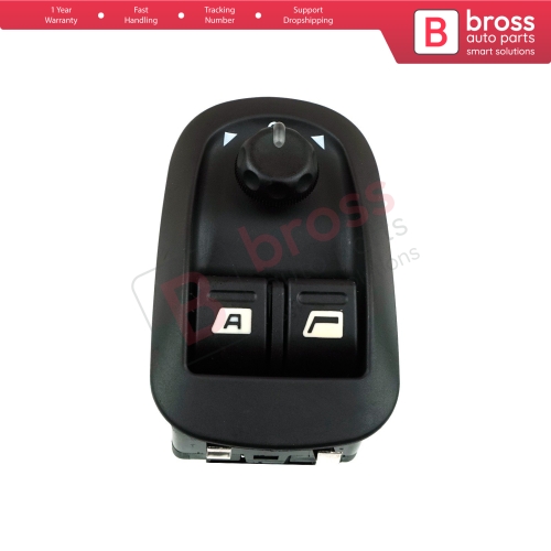 Power Window Switch Master Electric Mirror Button 6554WA for Peugeot Fiat Citroen