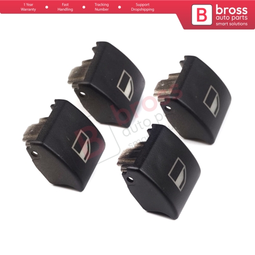 4 Pieces Window Switch Button Cap Cover 61316902175 for BMW 3 E46 E90 X5 X3