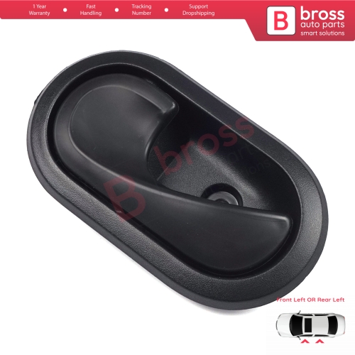 Interior Door Handle Black For Dacia Front OR Rear Left Doors