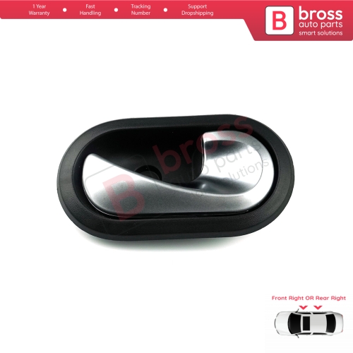 Interior Door Handle Chrome Color 8200735218 Right For Dacia Dokker Lodgy Duster Sandero Logan