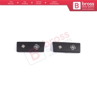 2 Pieces Heater Climate Control Air Conditioning Control 9233635 9233644 9229602 Button Cover For BMW 5 Series F10 F11 F01 F02 F03 F04