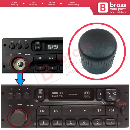 Radio Cassette Player Knob Button for Vauxhall Opel Philips Car 400 Astra F G Corsa B Zafira A Vectra B Omega Frontera Tigra 09136106 