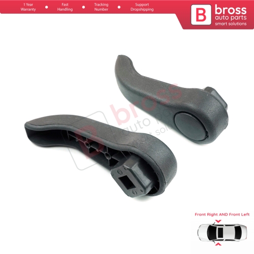 2 Pieces Seat Handle Adjustment Grip Lever 7701209658 Front for Renault Clio MK2 Twingo MK1