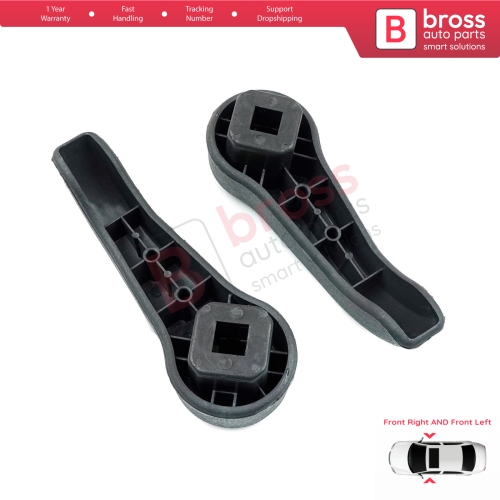 2 Pieces Seat Handle Adjustment Grip Lever 7701209658 Front for Renault Clio MK2 Twingo MK1