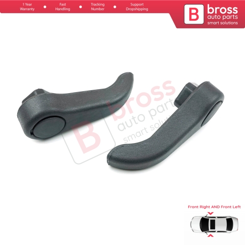 2 Pieces Seat Handle Adjustment Grip Lever 7701209658 Front for Renault Clio MK2 Twingo MK1