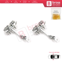 2 Pieces Front Door Hinge Stop Check Strap Limiter for Peugeot 206 1998-2016 206+ HB CC SW 9181C8 