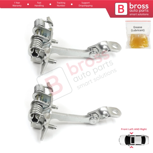 2 Pieces Front Door Hinge Stop Check Strap Limiter for Peugeot 206 1998-2016 206+ HB CC SW 9181C8 