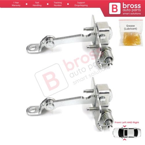 2 Pieces Front Door Hinge Stop Check Strap Limiter for Peugeot 206 1998-2016 206+ HB CC SW 9181C8 