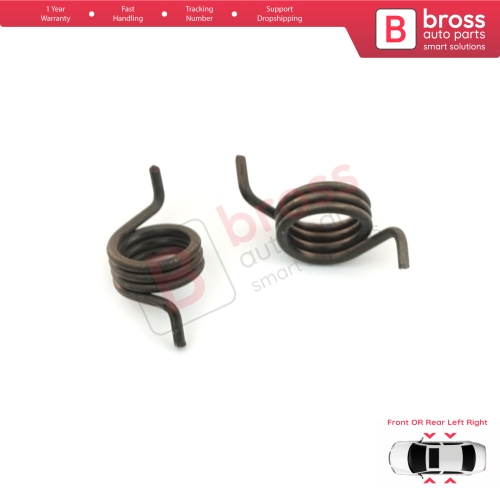 2 Pieces Door Lock Actuator Repair Springs Right and Left for Mercedes A W169 B W245 R W251 
ML W164 GL X164