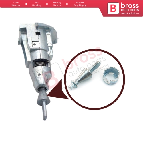 Front Door Lock Barrel Repair Kit 45 mm 5K0837167A for VW Golf MK6 Jetta MK5