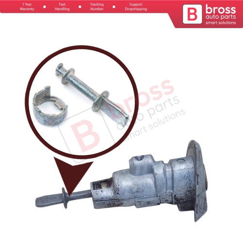 Front Door Lock Barrel Repair Part 48 mm 3C0837167 for VW Passat B6 B7