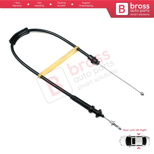 Outer Door Release Locking System Latch Bowden Cable Rear Door for VW Passat B6 B7 2005-2015 CC 3C0837017B