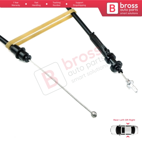 Outer Door Release Locking System Latch Bowden Cable Rear Door for VW Passat B6 B7 2005-2015 CC 3C0837017B