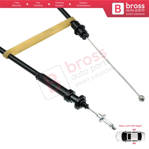 Outer Door Release Locking System Latch Bowden Cable Rear Door for VW Passat B6 B7 2005-2015 CC 3C0837017B