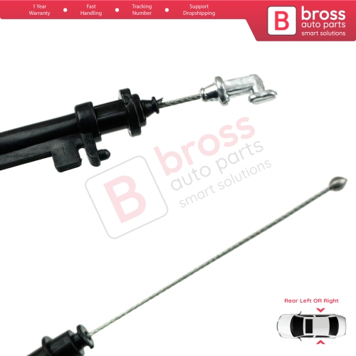 Outer Door Release Locking System Latch Bowden Cable Rear Door for VW Passat B6 B7 2005-2015 CC 3C0837017B