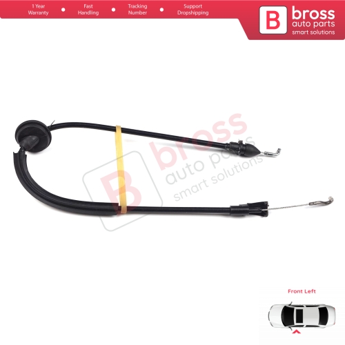 Inner Door Release Locking Latch Bowden Cable Front Left Door 2K0837113B For VW Caddy Touran MK1