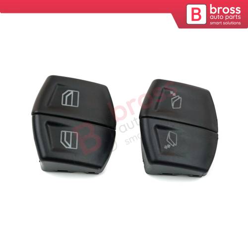4 Pieces Main Window Switch Button Cover Front Left Door For Mercedes W639 Vito Viano 04061254A.8 04061254A.9 06125 3.8 06125 3.9