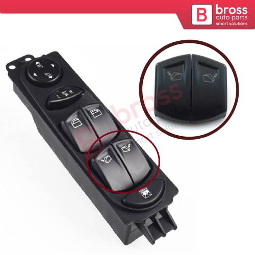 2 Pieces Main Window Switch Button Cover Driver Door For Mercedes W639 Vito Viano 04061254A.8 04061254A.9