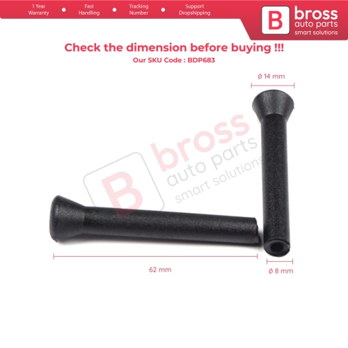 2 Pieces Door Lock Security Pin Clips 7702188942 For Renault 9 11