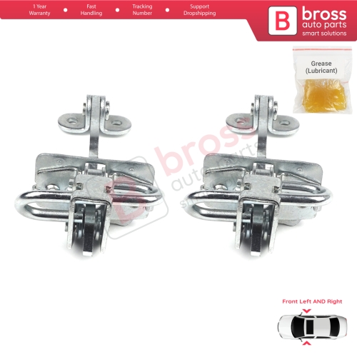 2 Pieces Front Door Hinge Stop Check Strap Limiter for Alfa Romeo 156 932 1997-2006 Sedan Saloon Estate Sportwagon 51799708