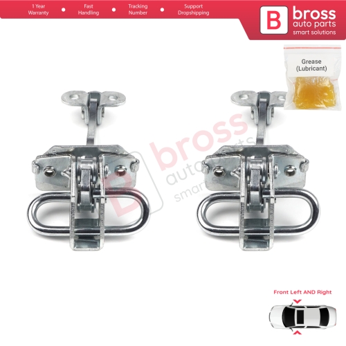 2 Pieces Front Door Hinge Stop Check Strap Limiter for Alfa Romeo 156 932 1997-2006 Sedan Saloon Estate Sportwagon 51799708