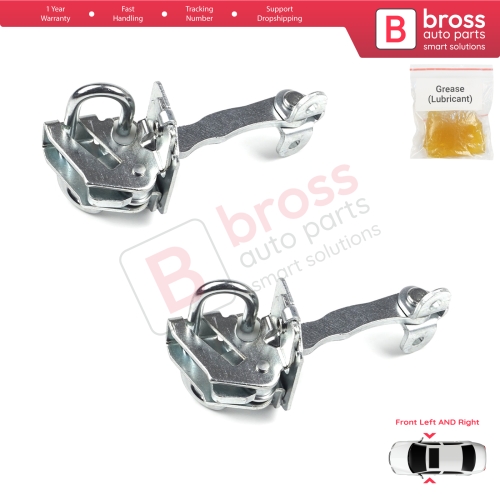 2 Pieces Front Door Hinge Stop Check Strap Limiter for Alfa Romeo 156 932 1997-2006 Sedan Saloon Estate Sportwagon 51799708