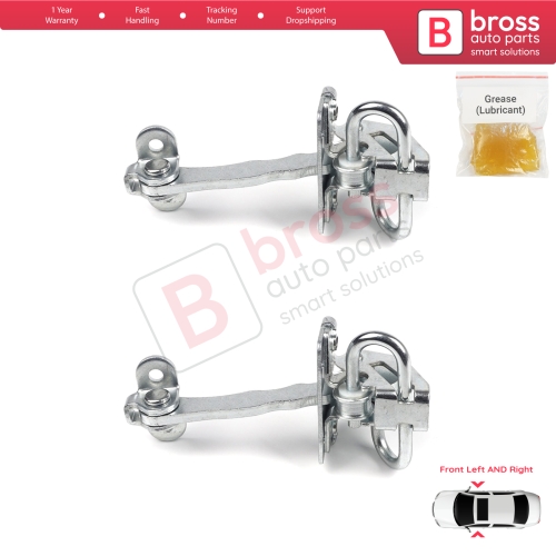 2 Pieces Front Door Hinge Stop Check Strap Limiter for Alfa Romeo 156 932 1997-2006 Sedan Saloon Estate Sportwagon 51799708